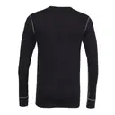 Next Level Adult Long-Sleeve Thermal n8201 Black with Gray Back