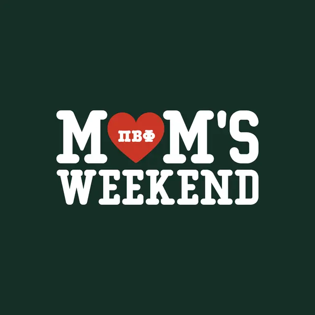 Pi Beta Phi Heart Graphic Mom's Weekend Crewneck