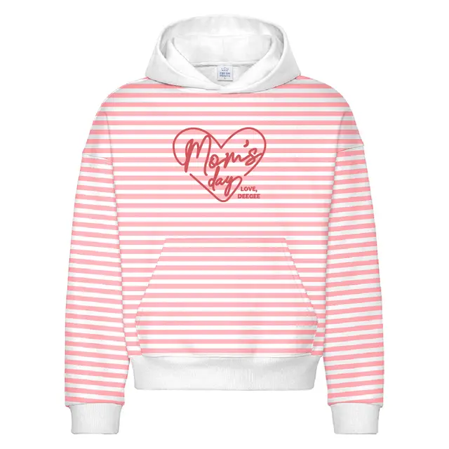 Delta Gamma Heart and Stripes Mom's Day Hoodie 2