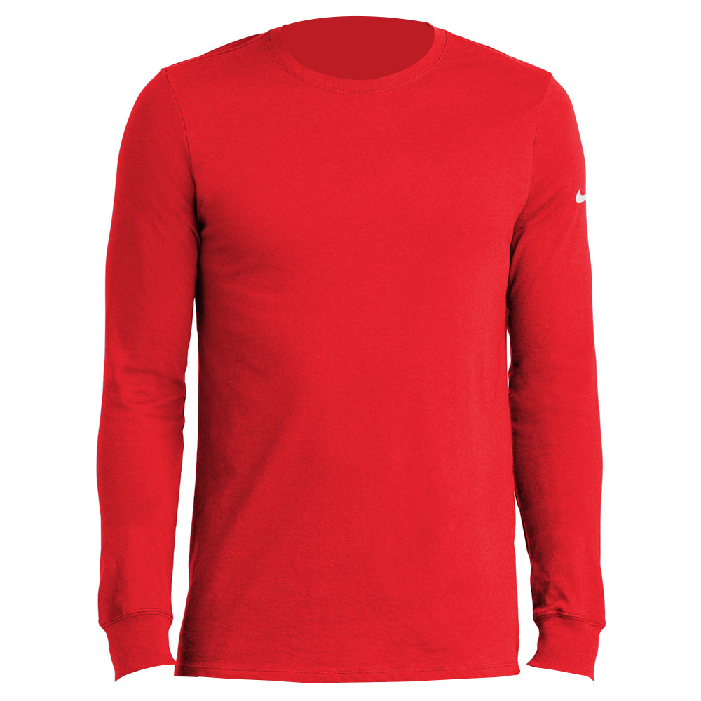Nike Dri-FIT Cotton/Poly Long Sleeve Tee | Fresh Prints