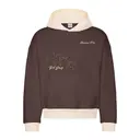 Gamma Phi Leopard Print Stacked Text Rush Hoodie 2