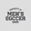 Men's Soccer Distressed Text PR Hoodie