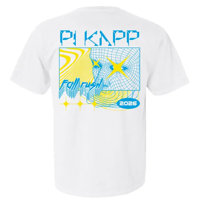 Pi Kappa Phi Grid Pattern Visuals Fall Rush Shirt 2