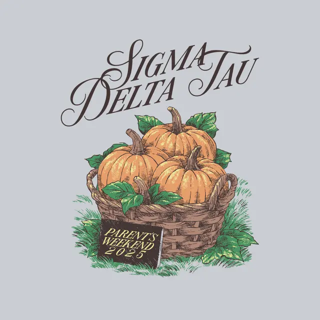 Sigma Delta Tau Pumpkin Basket Parent's Weekend Sweater