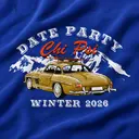 Chi Psi Vintage Car Illustration Date Parties Crewneck