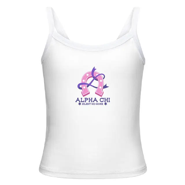 Alpha Chi Omega Pink Horseshoe Philanthropy Tank 2
