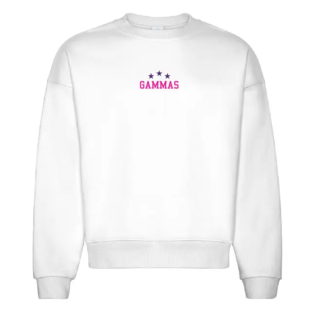 Sigma Lambda Gamma Stars and Block Text PR Crewneck 2