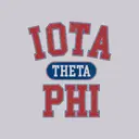 Iota Theta Phi Bold Block Letter PR Shirt