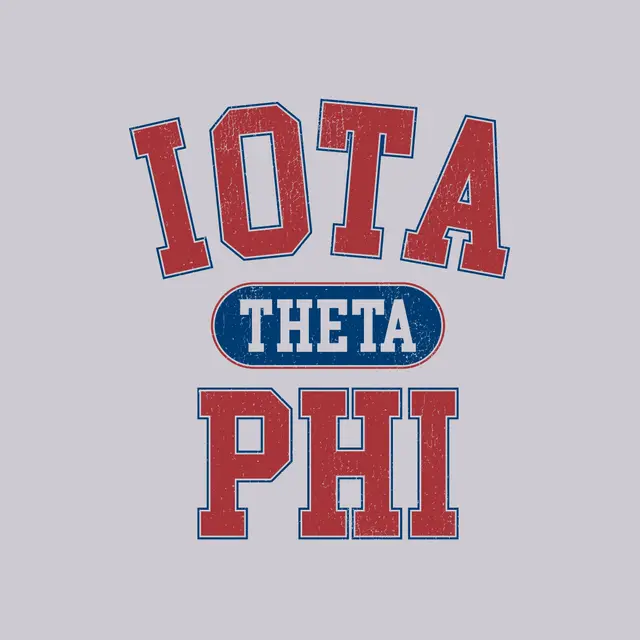 Iota Theta Phi Bold Block Letter PR Shirt