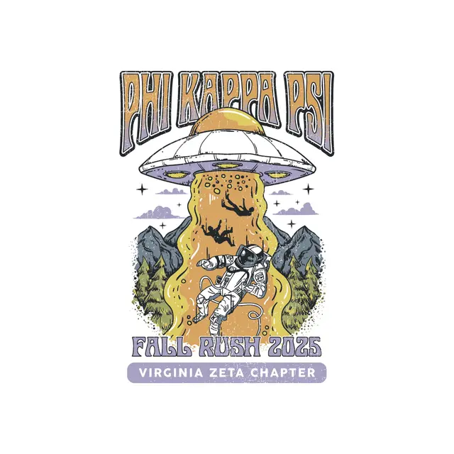 Phi Kappa Psi UFO Astronaut Fall Rush Shirt
