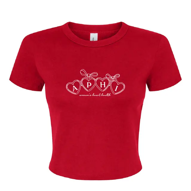 Alpha Phi Heart Lockets Philanthropy Shirt 2