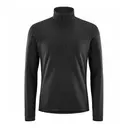 Salomon MSport Lightwarm 1/2-Zip Mid Top - Men's salza3x Deep Black Front