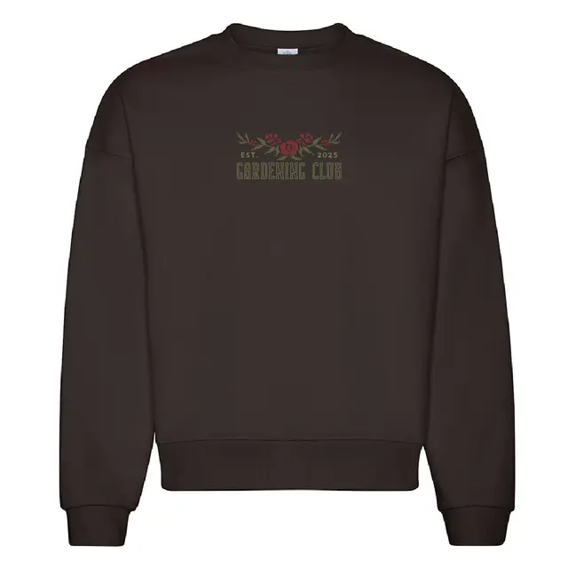 Gardening Club Floral Cross Stitch PR Crewneck 2