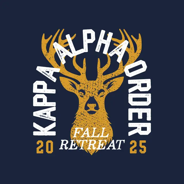 Kappa Alpha Order Stag Head Fall Retreat Shirt