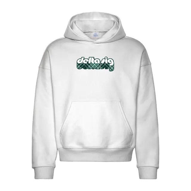 Delta Sigma Phi Wavy Checker Pattern PR Hoodie 2
