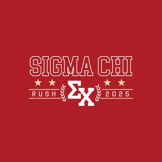 Sigma Chi Bold Block Stars Rush Shirt