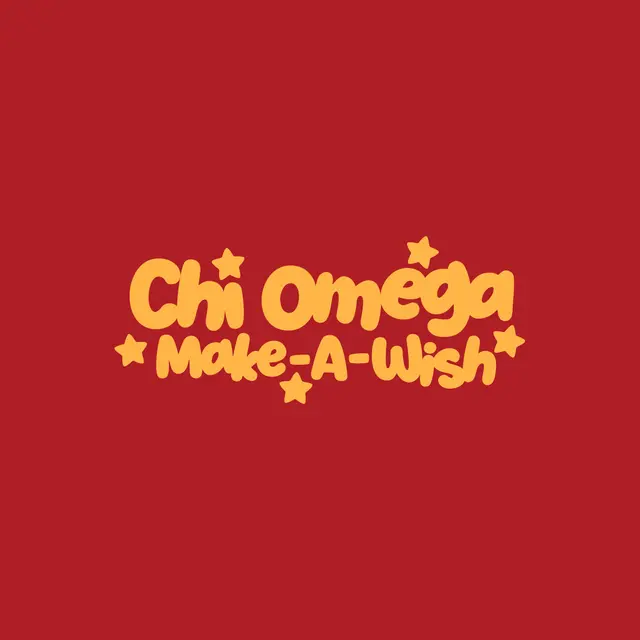 Chi Omega Bold Yellow Stars Philanthropy Shirt