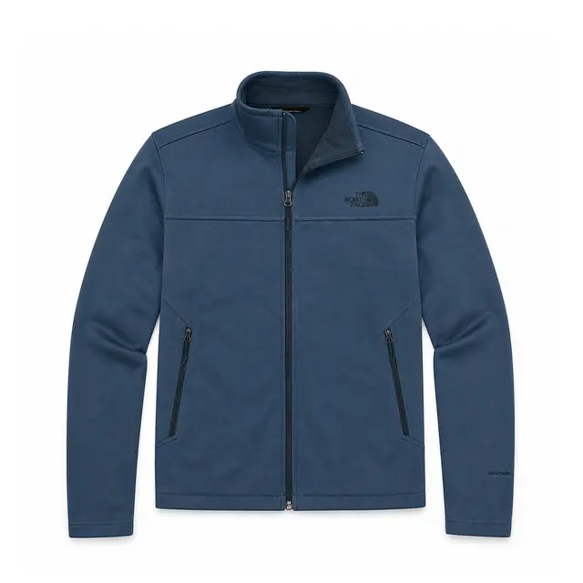 The North Face The North Face® Chest Logo Ridgewall Soft Shell Jacket Shady Blue Front