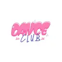 Dance Club Pink Bubble Letters PR Crewneck