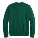 Men's Pilbloc V-Neck Button Cardigan Sweater Hunter Back