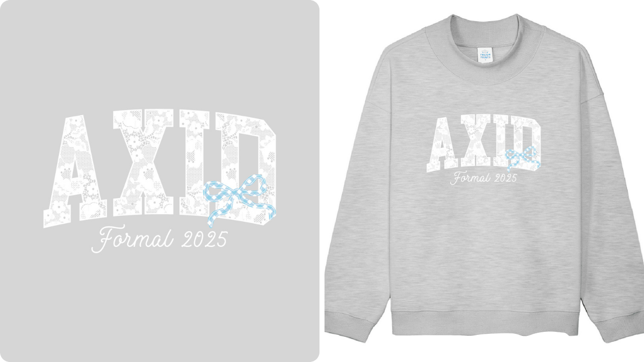 Lace & Bow AXiD Formal Crewneck