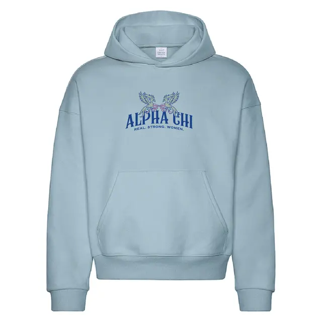 Alpha Chi Omega Dual Phoenix Ribbon PR Hoodie 2