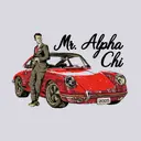 Mr Alpha Chi Red Car Date Parties Shirt