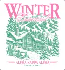 Alpha Kappa Alpha Mountain Lodge Illustration Formal Sweater