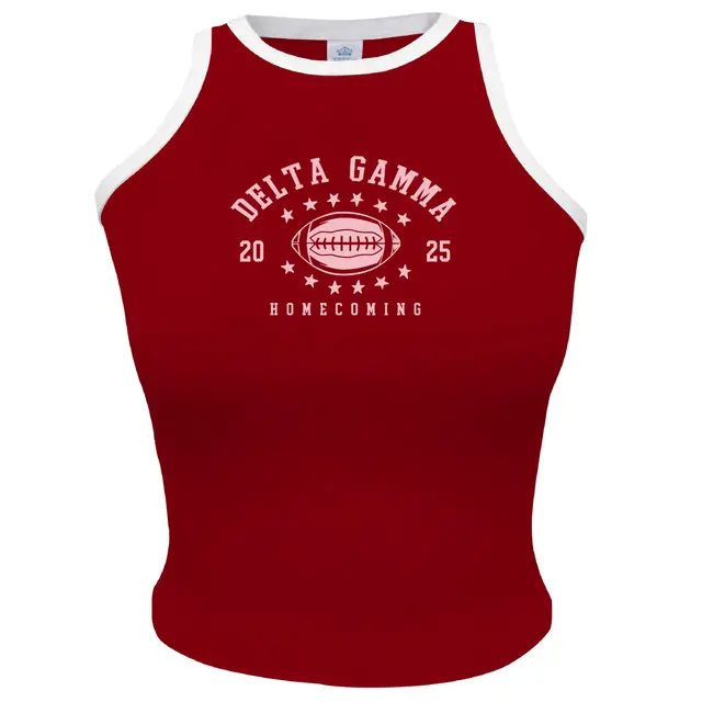 Delta Gamma Football Stars Homecoming Tank 2
