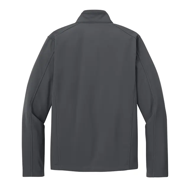 Port Authority Core Soft Shell Jacket Battleship Grey Back
