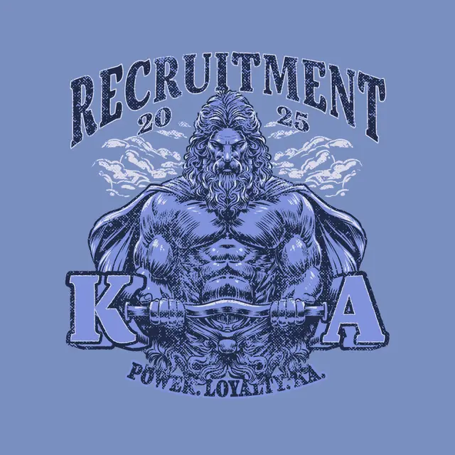 Kappa Alpha Order Strongman Illustration Recruitment Shirt 2