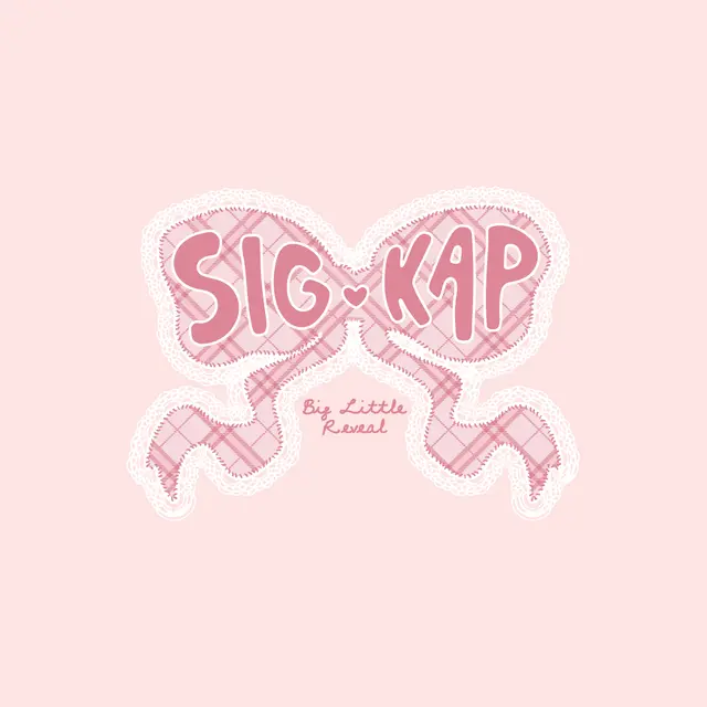Sigma Kappa Plaid Bow Big Little Reveal Shirt