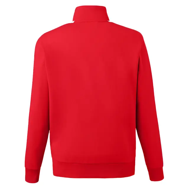 Customizable Puma Sport Adult Puma P48 Fleece Track Jacket 597021 High Risk Red Back