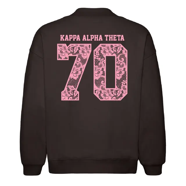 Kappa Alpha Theta Lace Number PR Crewneck 2