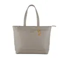 Kenneth Cole Pebbled 15" Computer Tote 9950-91 Light Gray Front