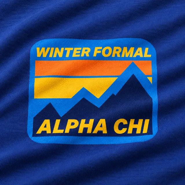 Alpha Chi Mountain Graphic Winter Formal Crewneck