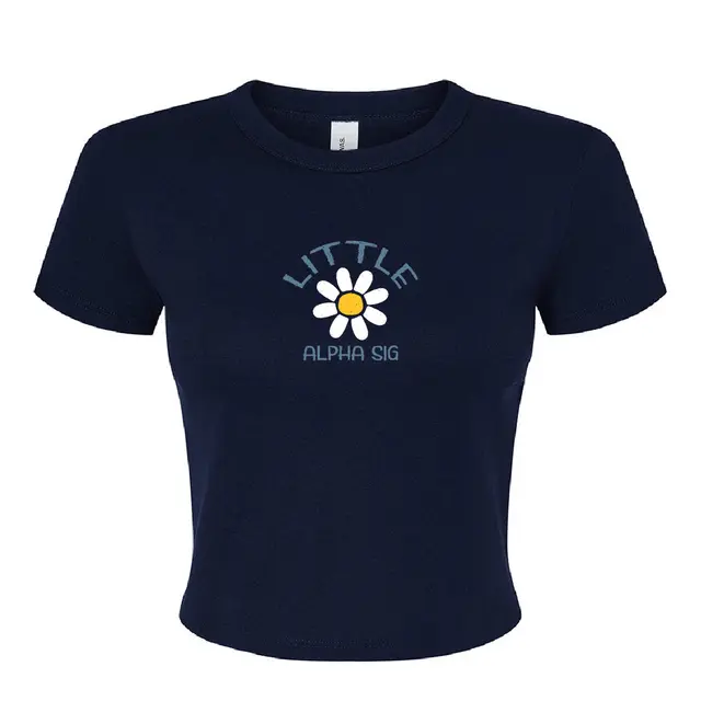 Alpha Sigma Alpha Daisy Graphic Big Little Reveal Shirt 2