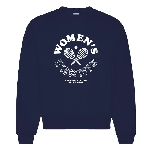 Women's Tennis Crossed Rackets PR Crewneck 2
