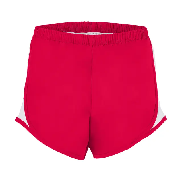 Boxercraft Women's Sport Shorts bw6102 Red Front