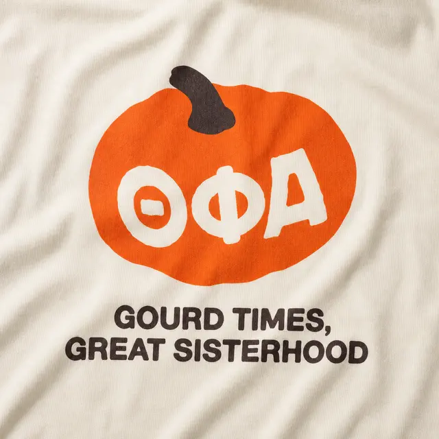 Theta Phi Alpha Pumpkin Illustration Retreat Tank