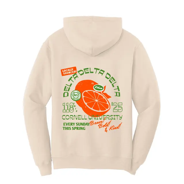 Delta Delta Delta Citrus Illustration PR Hoodie 2