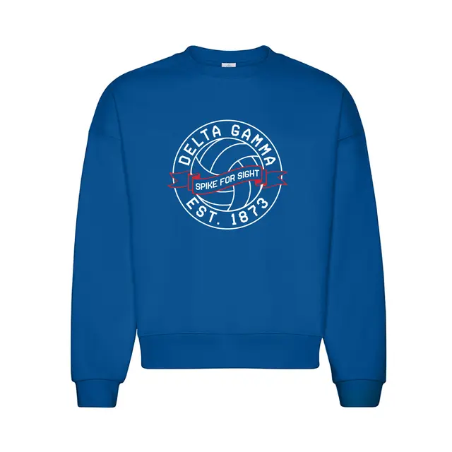 Delta Gamma Volleyball Graphic Philanthropy Crewneck 2
