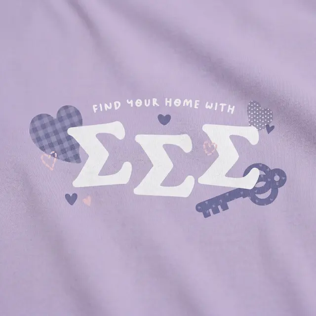 Sigma Sigma Sigma Heart Illustrations Rush Tank