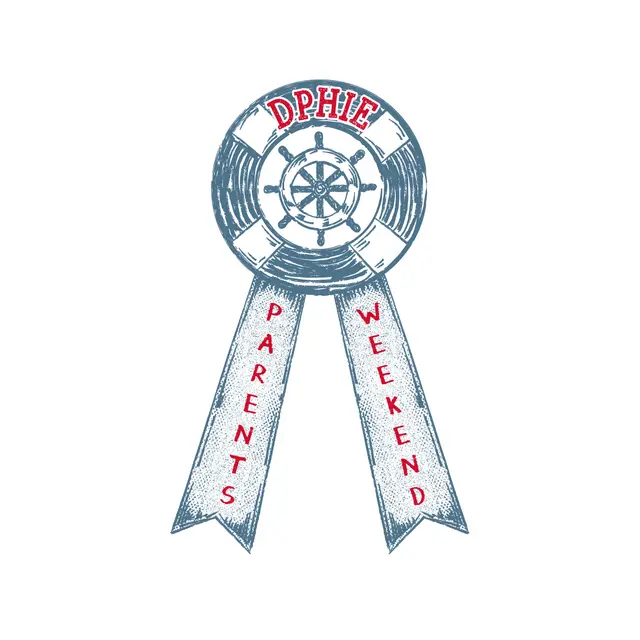Delta Phi Epsilon Nautical Award Ribbon Drawing Parent's Weekend Shirt
