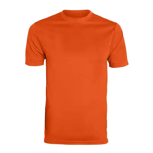 Customizable Augusta Adult Wicking T-Shirt 790 Orange Front