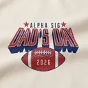 Alpha Sigma Alpha Football Graphic Parents Weekend Crewneck