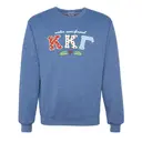 Kappa Kappa Gamma Festive Lettering Winter Semi Formal Crewneck 2