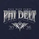 Phi Delta Theta Block Lettering Date Party Crewneck