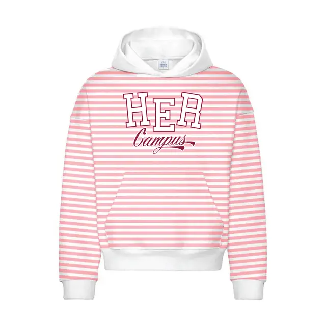 Her Campus Striped Design PR Hoodie 2