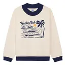Yacht Club Tropical Yacht Illustration PR Sweater 2